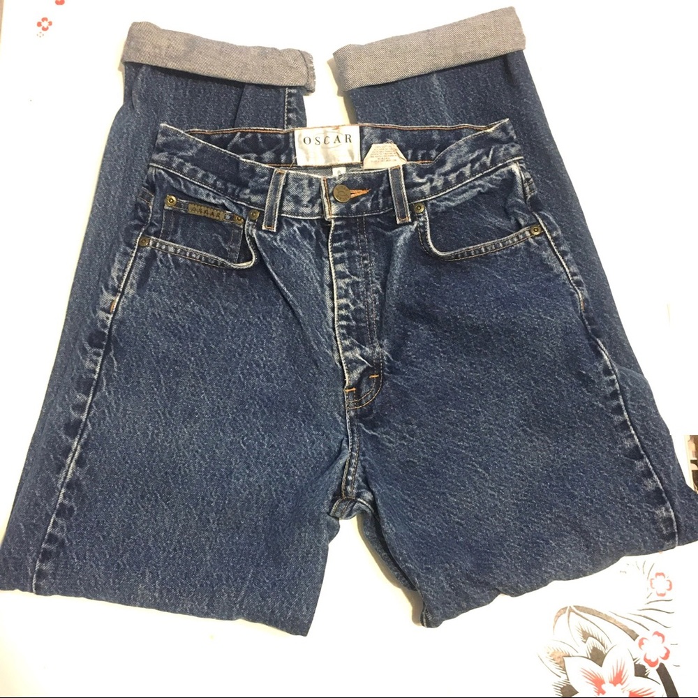 28 Vintage Oscar De La Renta High Waist Mom Jeans